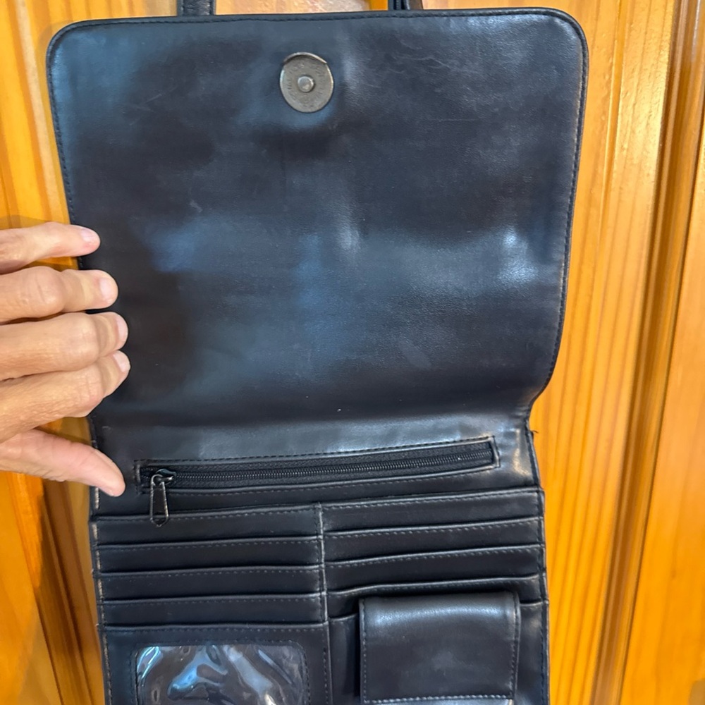 Nine West Navy Leather Bag - Picture 4 of 10